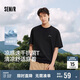 森馬（Semir）短袖T恤男索羅娜涼感抗菌吸濕速干遮熱25夏印花上衣109925100102