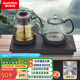 澳柯瑪（AUCMA）純鈦全自動(dòng)上水電熱水壺茶臺(tái)燒水壺嵌入式一體機(jī)電茶壺茶具電茶爐套裝 純鈦雙壺蒸煮茶款F22