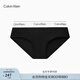 Calvin Klein內(nèi)衣【摩登引力帶】女士ck提花半包臀防夾臀三角內(nèi)褲女QF8206AD UB1-太空黑 1條 S