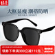 目匠復(fù)古橢圓方形墨鏡女歐美網(wǎng)紅款時(shí)尚強(qiáng)光太陽眼鏡男 TYJ6189 黑框偏光灰片