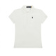 Polosport美國保羅polo衫女士短袖T恤翻領(lǐng)休閑刺繡夏季小馬標上衣 白色 L