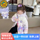 G.DUCK KIDS小黃鴨童裝女童羽絨服冬季新款卡通庫洛米亮燈款女寶寶連帽衣服 拍拍亮燈紫 110 建議100-110cm4-5歲cm