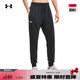 安德瑪（UNDERARMOUR）Rival男子運(yùn)動(dòng)休閑保暖抓絨束腳長(zhǎng)褲1379774 黑色001 L