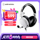 鐵三角（Audio-technica）ATH-GL3 有線耳機(jī)耳麥 頭戴式耳機(jī) 暢玩黑神話悟空 電競(jìng)游戲 吃雞耳機(jī) 輕量化伸縮頭梁 白色