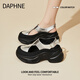 DAPHNE達芙妮包頭增高涼拖鞋2025新款夏季外穿配裙子女鞋百搭懶人鞋厚底