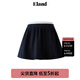 ELAND【活性染牛仔】衣戀半身裙女牛仔字A字柔軟短裙2025夏季新款 深牛仔色(57)D/Indigo S