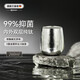 艾曼格（IMOGY）德國雙層純鈦高端敞口杯迷你小巧便攜辦公杯簡(jiǎn)約水杯家用咖啡杯