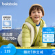 巴拉巴拉（BALABALA）童裝兒童羽絨服兩件套男童女童寶寶冬裝連帽外套 綠白色調(diào)00341 130 充絨量46g