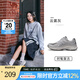 駱駝（CAMEL）【1930M】運動鞋2025春季新款復古輕量網(wǎng)面透氣舒適情侶休閑鞋男 G25S852092 云霧灰 女 37