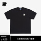 UNDEFEATED官方春季新品美式街頭經(jīng)典字母LOGO涼感休閑短袖T恤男上衣 黑色 S