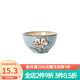 玉泉 韓式手繪碗碟米飯碗單個(gè)大面碗陶瓷餐具家用 韓式4.5英寸碗淺湖藍(lán)