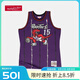 NBA官方Mitchell&Ness復(fù)古球衣98-99賽季球迷版復(fù)古運(yùn)動背心 猛龍隊(duì)-卡特復(fù)古速干球衣 紫色1 XL