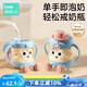 beedoll兒童水杯吸管杯翻蓋牛奶杯1-3歲寶寶喝奶瓶PPSU直飲水杯 海風(fēng)藍(lán)