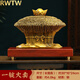 RWTW一錠大麥擺件創(chuàng)意銅工藝品客廳辦公室裝飾品公司店鋪喬遷開(kāi)業(yè) 【禮盒裝】黃銅一錠大麥高約 2cm