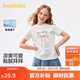 巴拉巴拉童裝兒童短袖t恤女童2025夏裝大童速干甜美上衣208225117007