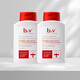 b2v紅藻海藻洗護 止癢去屑舒緩控油洗發(fā)乳滋潤護發(fā)素去油柔順洗發(fā)水 祛屑專(zhuān)研洗發(fā)水220ml*2