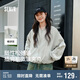 森馬外套女短款寬松純色夾克2025春秋復古休閑棒球領109125108005