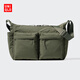 優(yōu)衣庫男裝女裝休閑挎包單肩包防潑水背包肩帶可調節25新款479281 57 深橄欖色 均碼(33.5 × 11 × 26.5 cm)