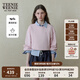 Teenie Weenie小熊衛(wèi)衣女2025年春季新款學(xué)院風(fēng)基礎(chǔ)短款收腰圓領(lǐng)衛(wèi)衣上衣女 粉色 S