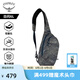 OSPREY Daylite Sling日閃單肩包6L斜挎包便攜旅行通勤休閑城市輕戶外 山脈黑