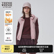Teenie Weenie【UPF50+防曬】小熊外套馬甲女2025夏新款戶(hù)外輕薄防紫外線(xiàn)外套女 淺粉色 L