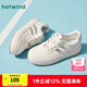 熱風(fēng)（Hotwind）女鞋百搭小白鞋子2025年春秋新款女士簡約厚底鞋減齡休閑板鞋 135米銀 37