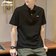 李寧翻領(lǐng)polo衫男士短袖衣服春夏新款夏季純棉休閑透氣半袖t恤男T