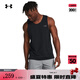 安德瑪（UNDERARMOUR）【爆冷系列】UA春夏Iso-Chill男子跑步運(yùn)動(dòng)背心1382608 黑色001 XL