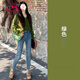 蜜樂奇秋季2025新款小香風感穿搭多巴胺綠色毛衣開衫針織外套上衣女 綠色 S 【80-90斤】