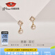 京潤(rùn)珍珠耳飾思歌S925銀淡水珍珠耳釘百搭款強(qiáng)光耳飾女友生日禮物實(shí)用