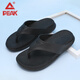 匹克態(tài)極人字拖男鞋夏季新款時(shí)尚舒適涼拖鞋居家輕便沙灘運動(dòng)拖鞋男 全黑 40