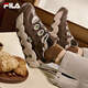 斐樂（FILA）男鞋可頌面包鞋老爹鞋運(yùn)動(dòng)鞋秋新款厚底休閑鞋 咖啡色/深棕-CC 40