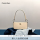 Calvin Klein時(shí)尚腋下包禮物通勤洋氣包包金屬字母拉鏈CK女包單肩法棍包DH3237 280-杏仁黃 OS