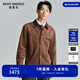 報(bào)喜鳥(niǎo)夾克男裝秋季款男士時(shí)尚休閑夾克衫百搭翻領(lǐng)純色單排扣外套男青年 谷糠色 L -48(175/96)