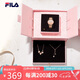 斐樂（FILA）手表女七夕情人節(jié)禮物送女友滿天星手表粉色禮盒 6072-101A