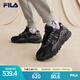 FILA 斐樂官方男鞋休閑鞋TREK滿天星復(fù)古時(shí)尚老爹鞋男女同款運(yùn)動(dòng)鞋 男-黑/南極灰-ABD 42