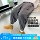 左西兒童褲子工裝褲男童秋裝2025新款男孩運動褲寬松褲子童裝 灰色160