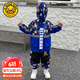 G.DUCKKIDS聯(lián)名奧特曼衣服兒童男童套裝春秋季秋裝中小童男孩連帽外套倆件套 藍(lán)色色奧特曼眼睛套裝 110 尺碼4~5歲【100-110cm】cm