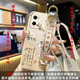 尤思時(shí)適用OPPOA36手機殼A35腕帶支架保護殼OPPOA32女款斜挎掛脖OPPOA11X/A11S手機殼硅膠軟殼防摔保護套 古董白-國風(fēng)燕子白【背帶款】 OPPO A1PRO