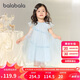 巴拉巴拉女童裙子兒童連衣裙2025夏裝中大童公主洋氣網(wǎng)紗裙子208225111028