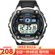 卡西歐（CASIO） 卡西歐(CASIO)手表男女運(yùn)動表 雙顯防水多功能高中學(xué)生電子手表 AE-2000W-1A