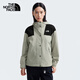 The North Face北面沖鋒衣女戶(hù)外防風(fēng)單層夾克7QSI 灰色/5IF XL