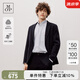 Marc O'Polo/MOP【商場(chǎng)同款】冬季新款綿羊毛兩?？坌蓍e西裝男士 藏青色898 48