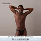 Calvin Klein內(nèi)衣【七夕禮物】25春夏男士ck炫彩腰邊輕薄三角褲雙丁褲男NB4233 UB1-太空黑 1條 L