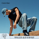 Calvin KleinJeans【七夕禮物】25春夏男女經(jīng)典復(fù)古ck刺繡牛仔棒球帽4G5007G
