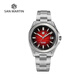 San Martin軍魂腕表手表男自動(dòng)機械表防水男士商務(wù)休閑節日送禮物SN0129C 漸變紅色