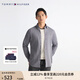 TOMMY HILFIGER春夏季男裝易打理純棉牛津紡微磨毛修身長(zhǎng)袖襯衣襯衫男外套32904 藍(lán)灰色0GY 42