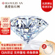 我愛鉆石網(wǎng) GIA裸鉆定制克拉鉆戒女求婚結婚鉑金50分鉆石戒指無奶咖 GIA雙證裸鉆定金2