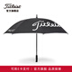 Titleist泰特利斯高爾夫雨傘球員版超輕防曬傘UPF 50+防紫外線遮陽傘 黑/白