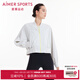 Aimer sports愛(ài)慕運動(dòng)外套上衣女春秋新品馬拉松立領(lǐng)拉鏈外穿短外套AS144N51 寧靜灰 170